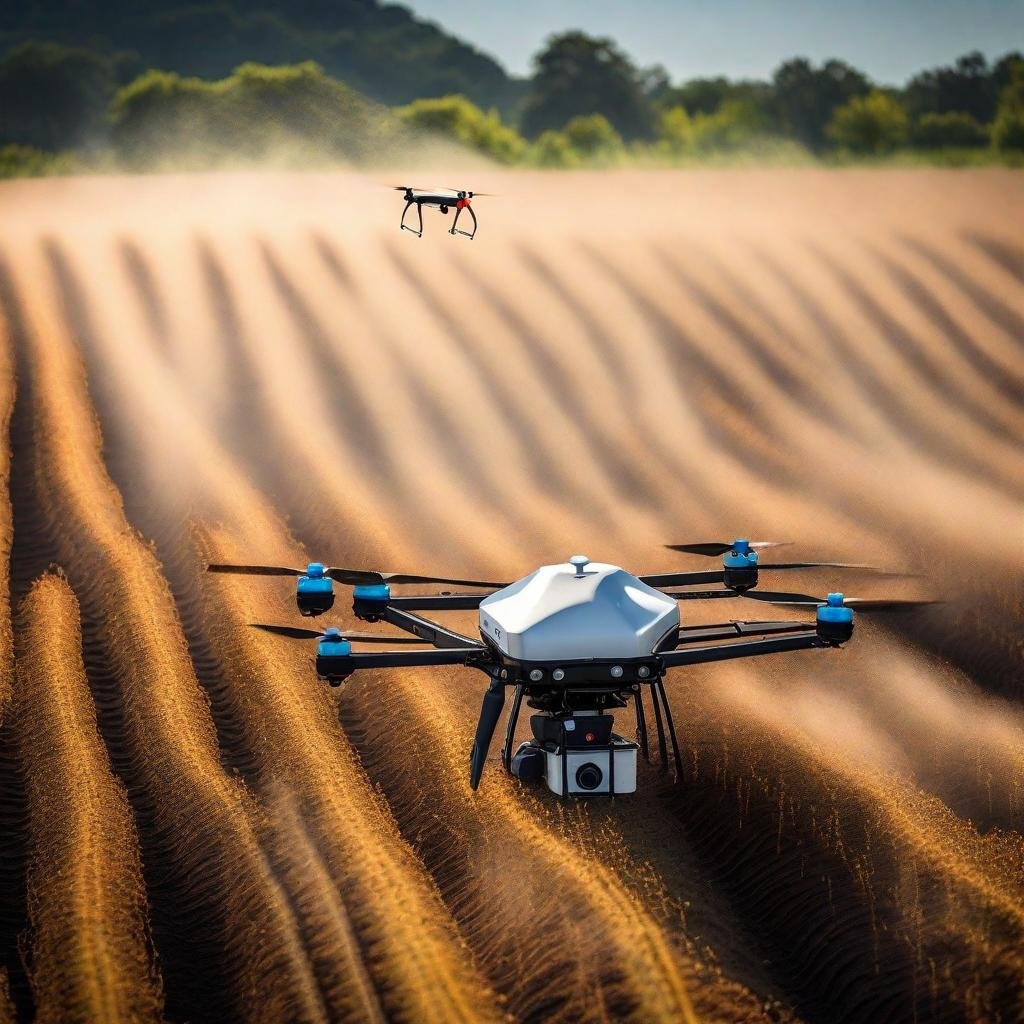 Seeds Sowing and Spraying Pesticides from Drone